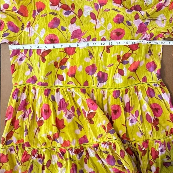 Sundance Muriel Orchard Floral Dress Size M Fully Lined Pockets Knee Length - Picture 8 of 13